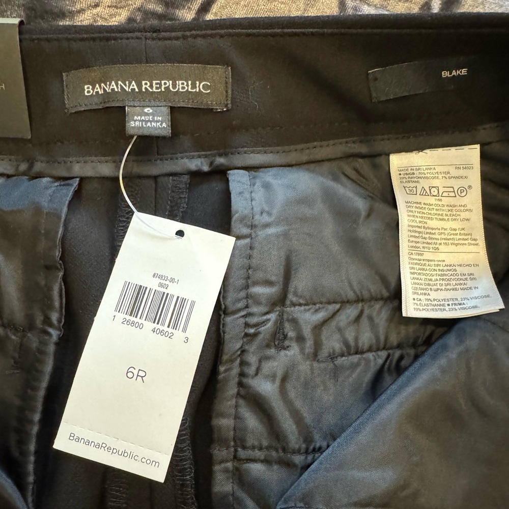 Banana Republic Blake pants NWT